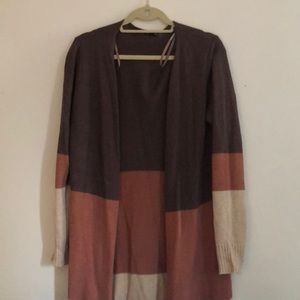 Vici collection knee length cardigan
